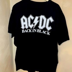 AC/DC oversized black shirt